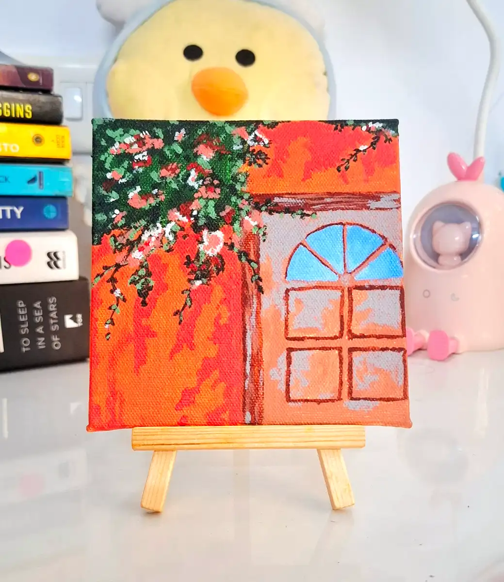 Sunlit Blossom Mini Canvas – Art for Every Corner