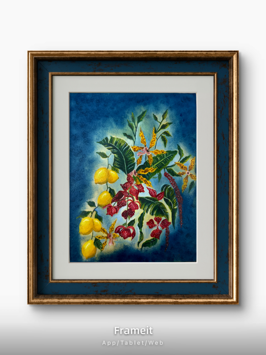 Midnight Bloom (oil on canvas)