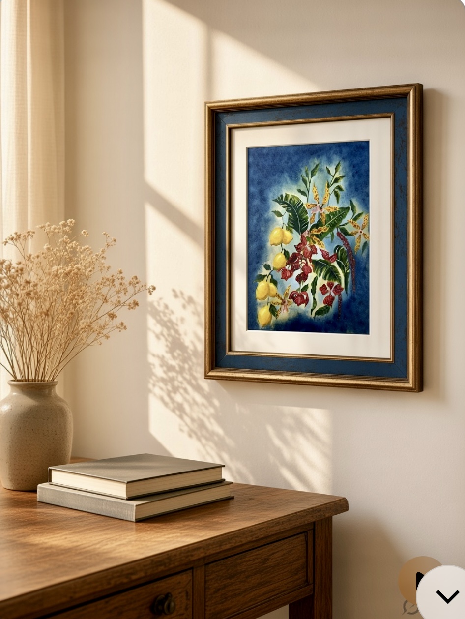 Midnight Bloom (oil on canvas)