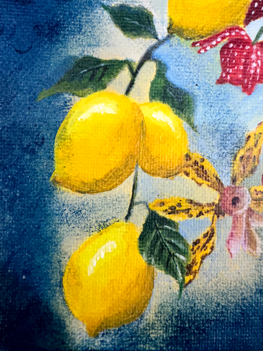 Midnight Bloom (oil on canvas)