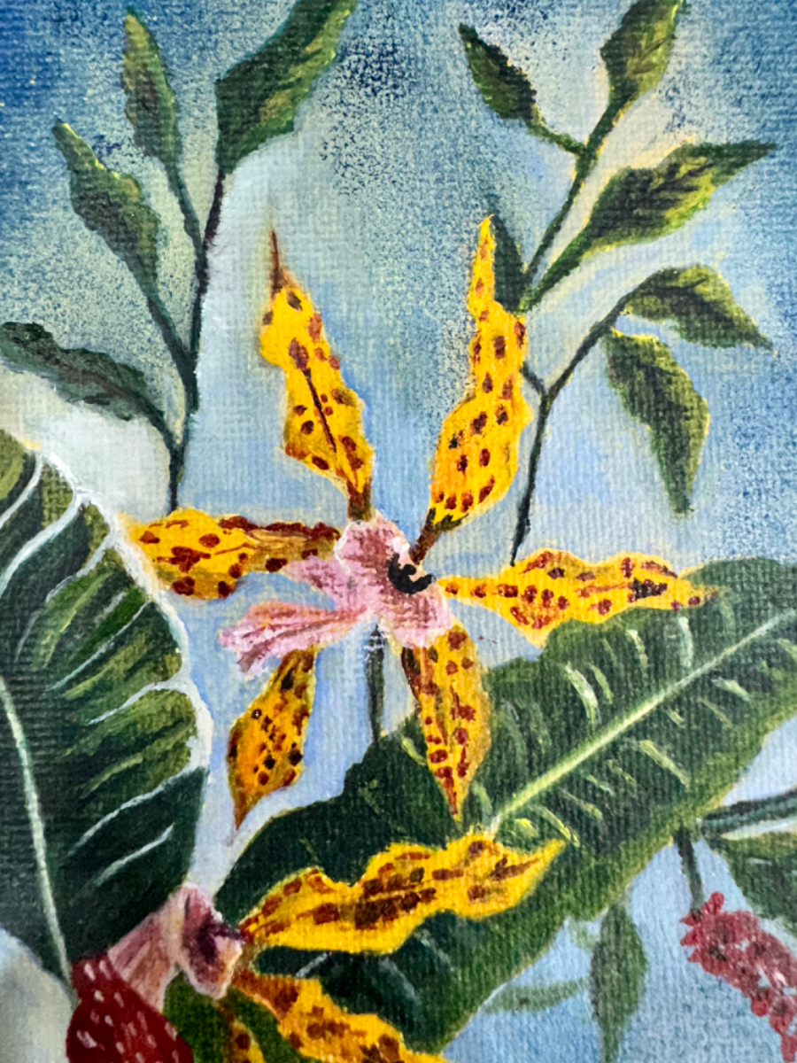 Midnight Bloom (oil on canvas)