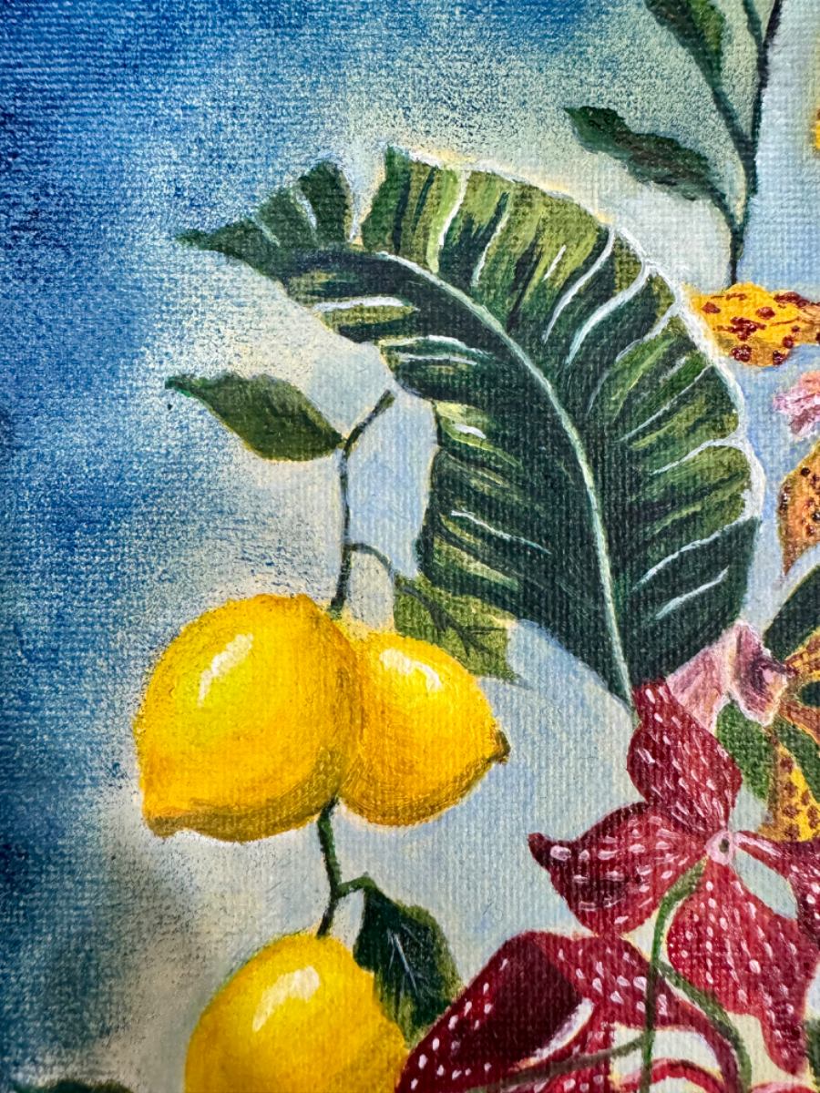 Midnight Bloom (oil on canvas)