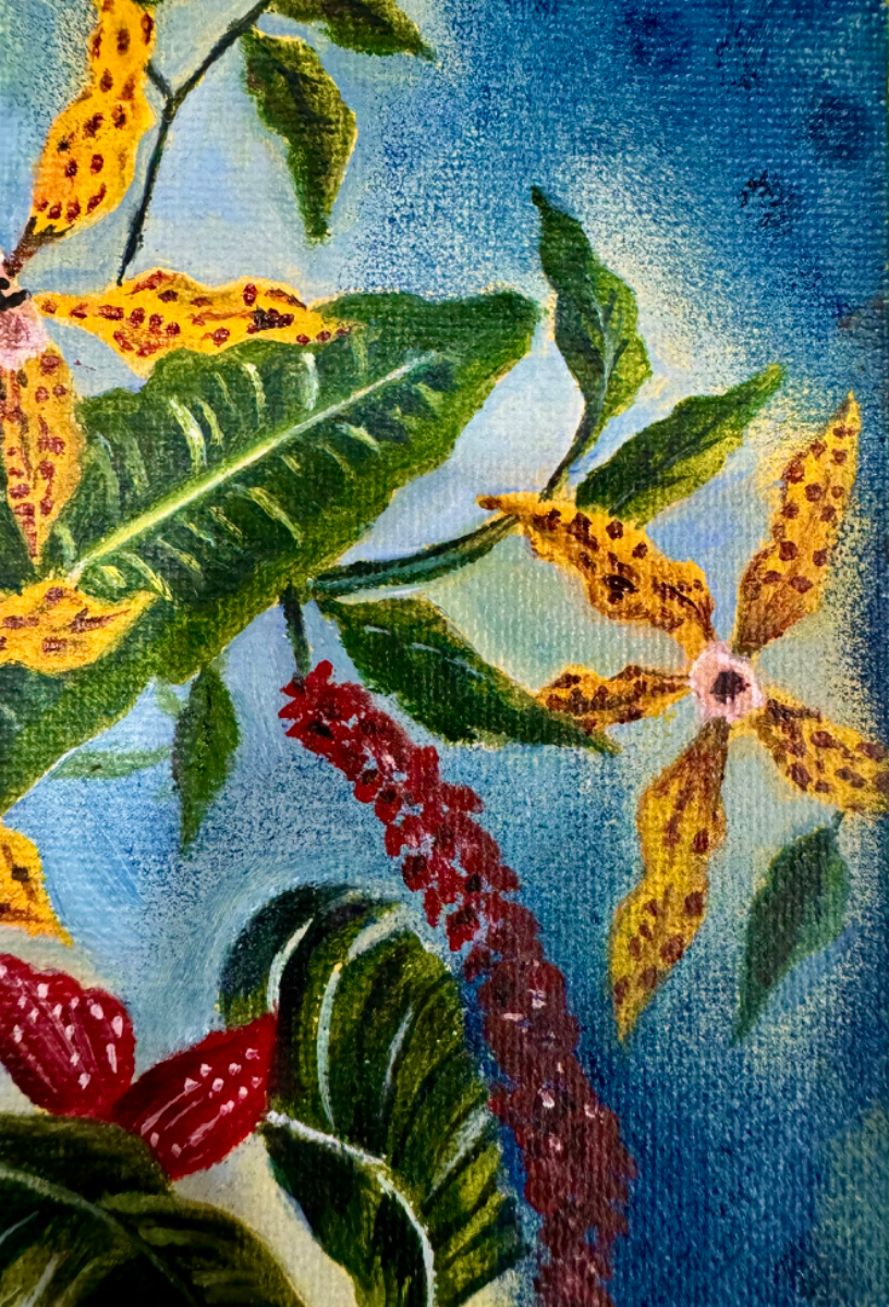 Midnight Bloom (oil on canvas)