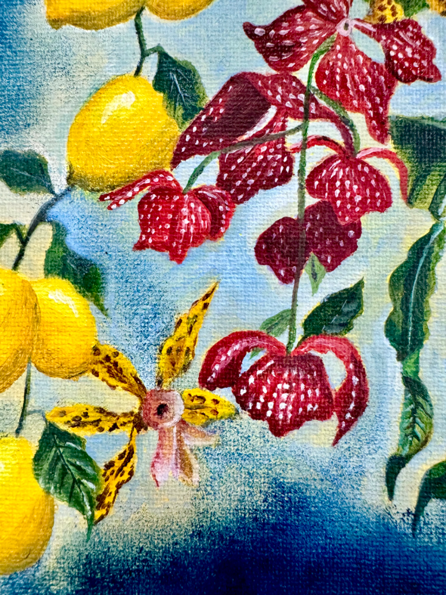 Midnight Bloom (oil on canvas)