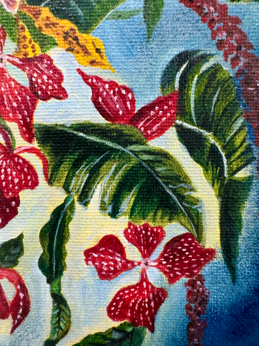 Midnight Bloom (oil on canvas)