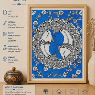 Fish Mandala (Unframed)