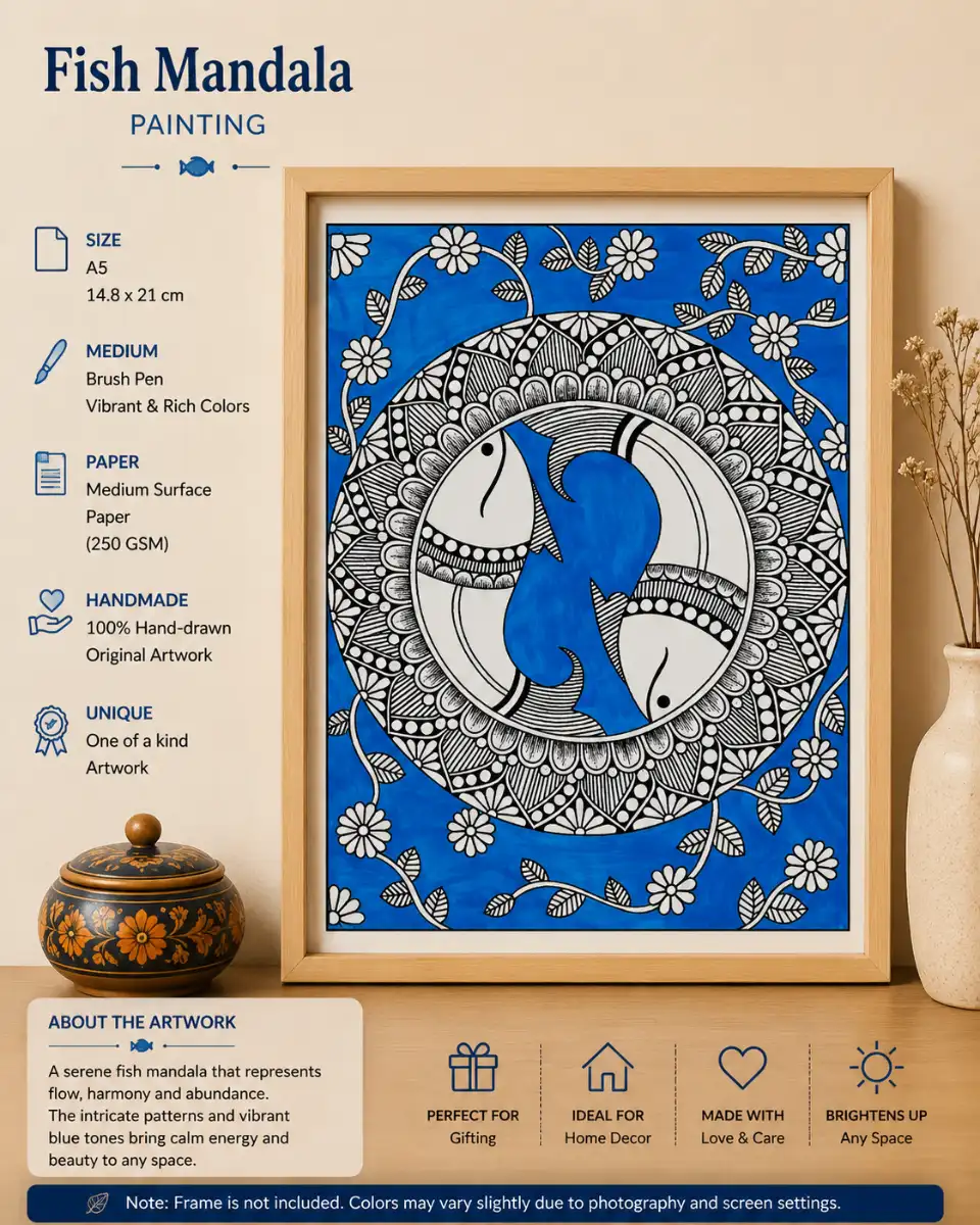 Fish Mandala (Unframed)