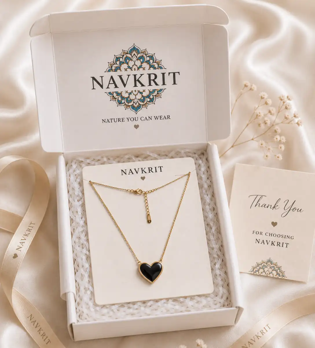 Black Heart Pendent 