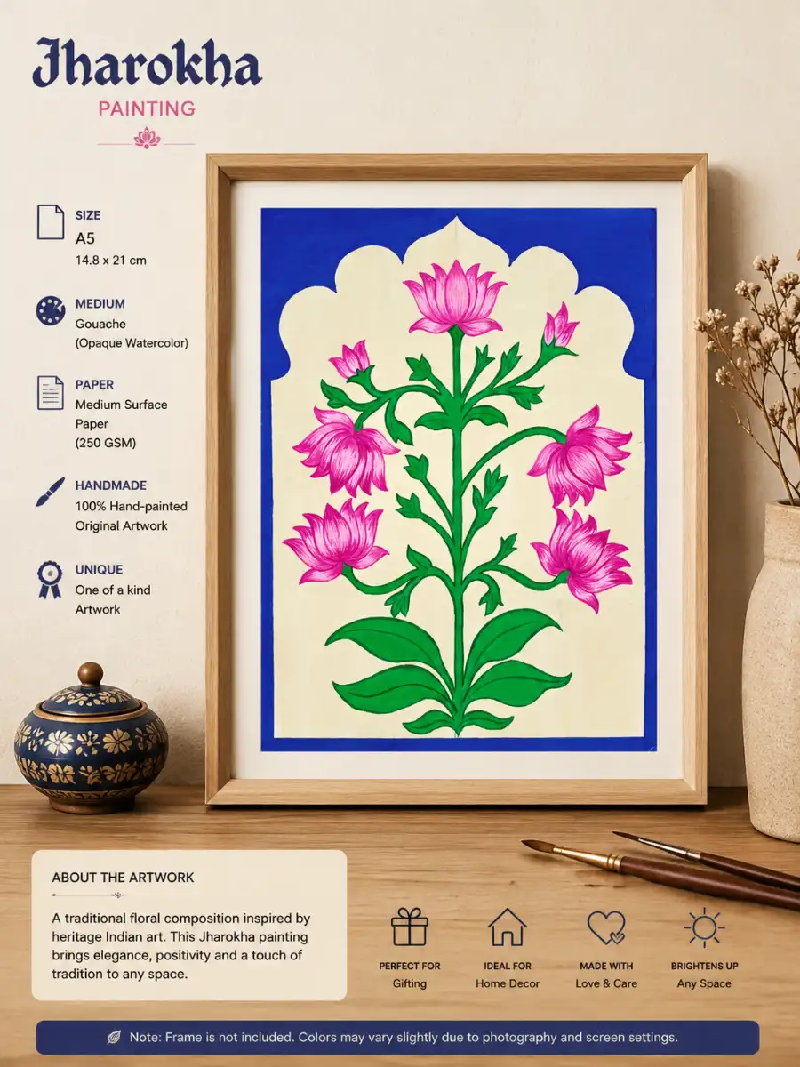 Jharokha painting (Unframed)