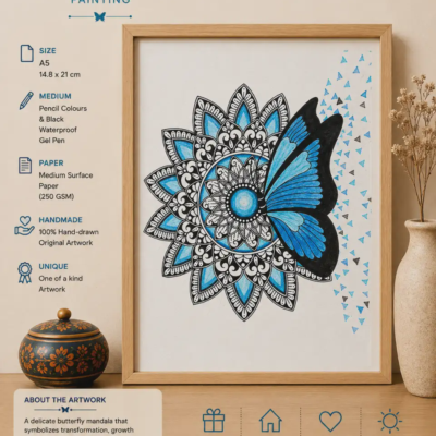 Butterfly Mandala (Unframed)