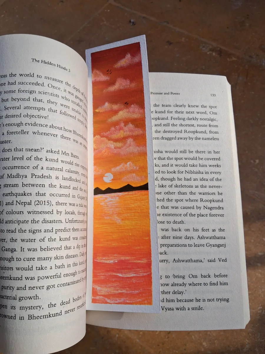 Sunset Bookmark 