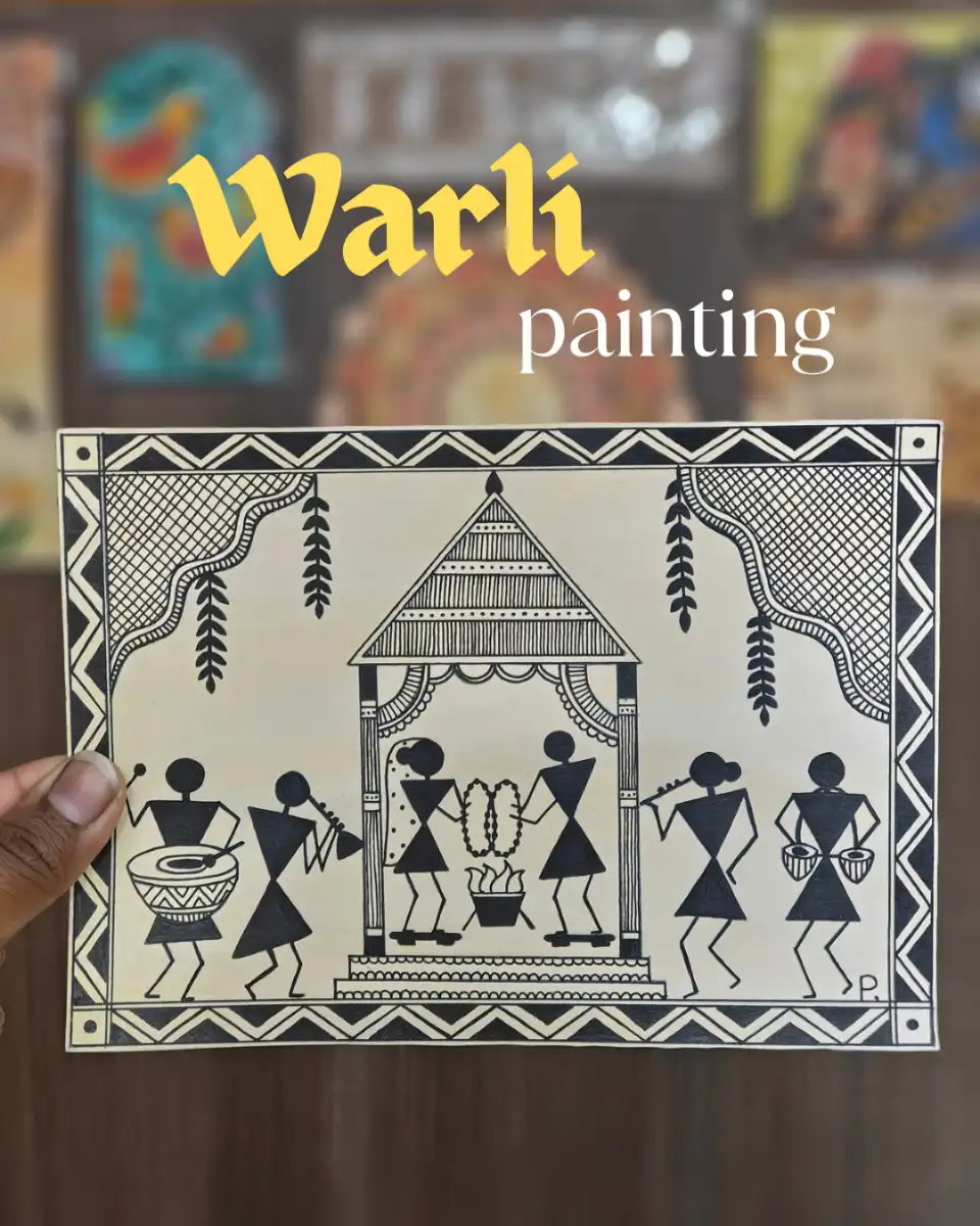 Warli Wedding Celebration (Unframed)