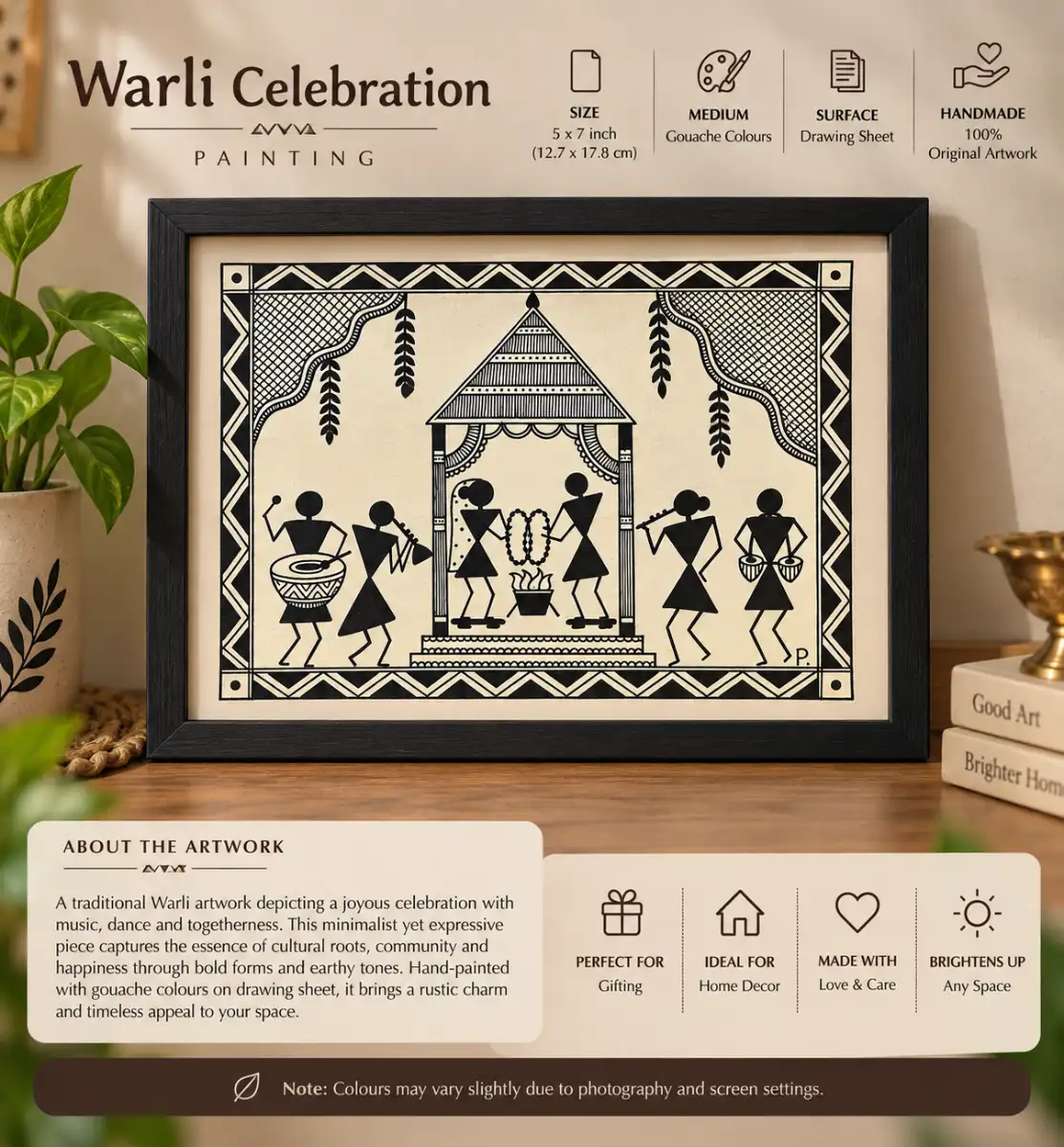 Warli Wedding Celebration (Unframed)
