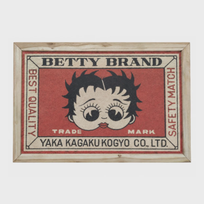 Betty-Boop Retro Canvas Framed Poster