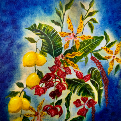 Midnight Bloom (oil on canvas)