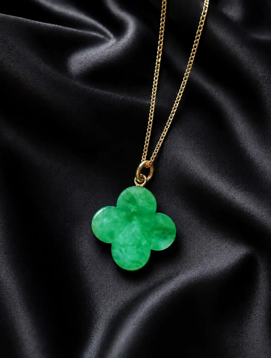 Elegant Clover Charm Pendant Necklace 