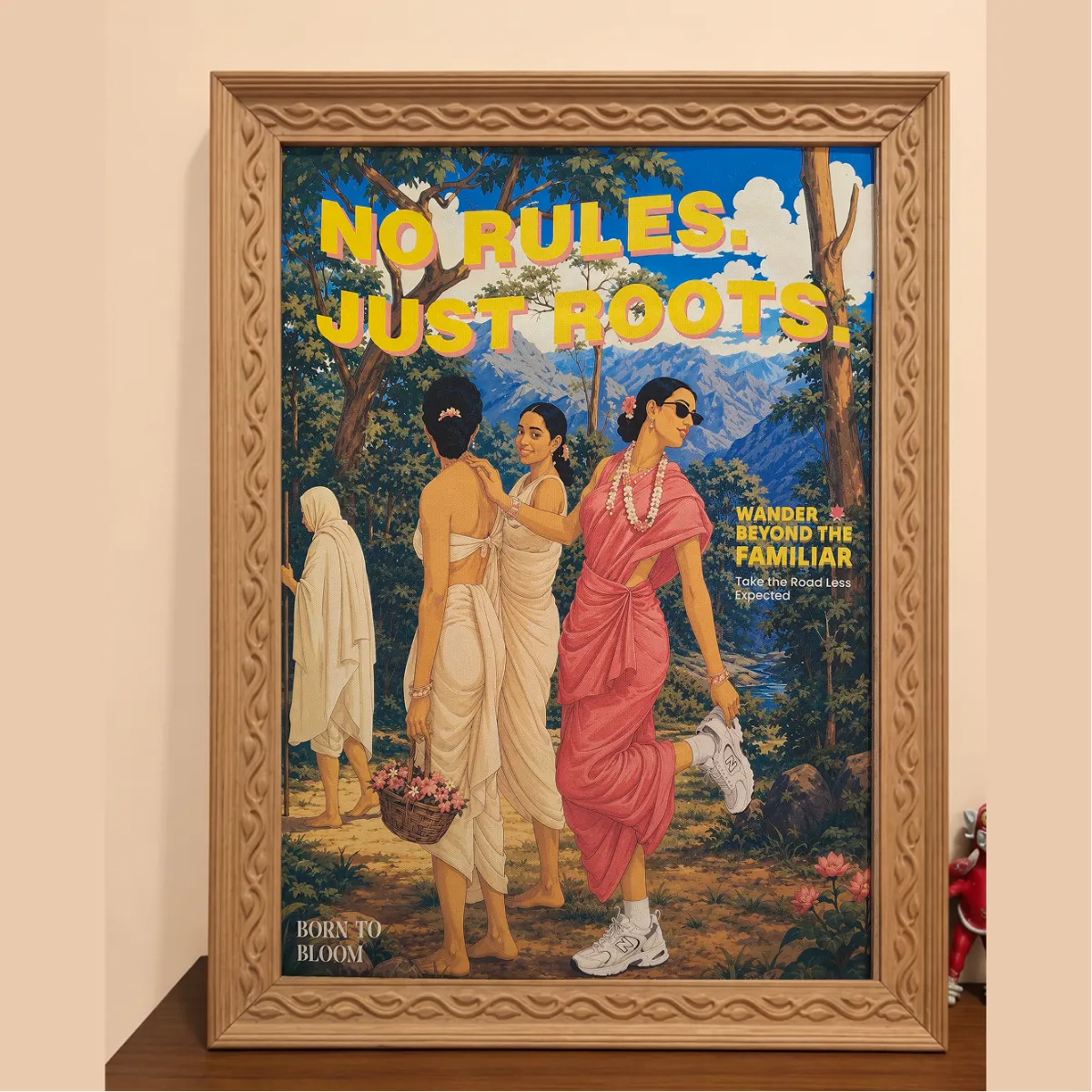 Raja ravi varma painting shakuntala Reimagined 