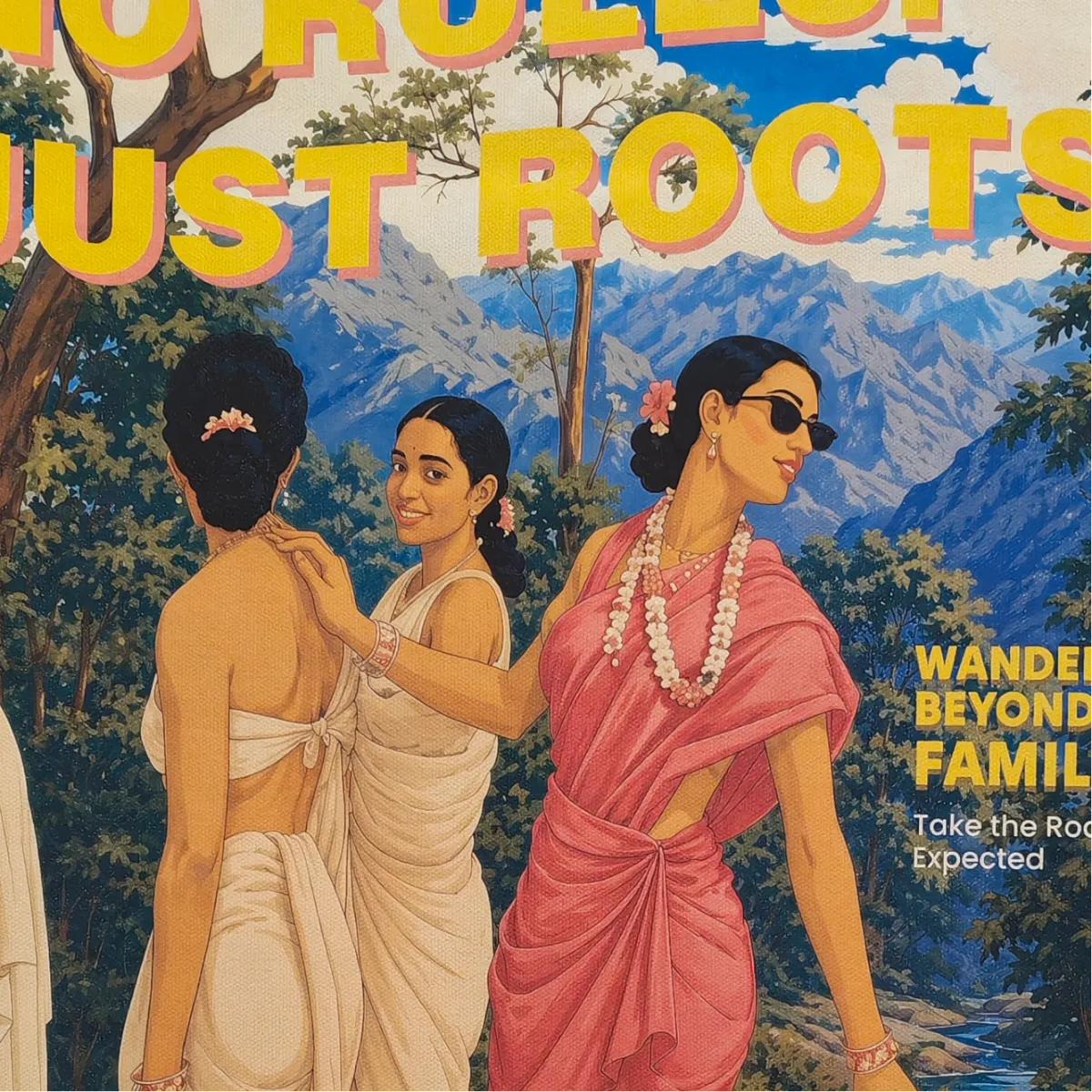Raja ravi varma painting shakuntala Reimagined 
