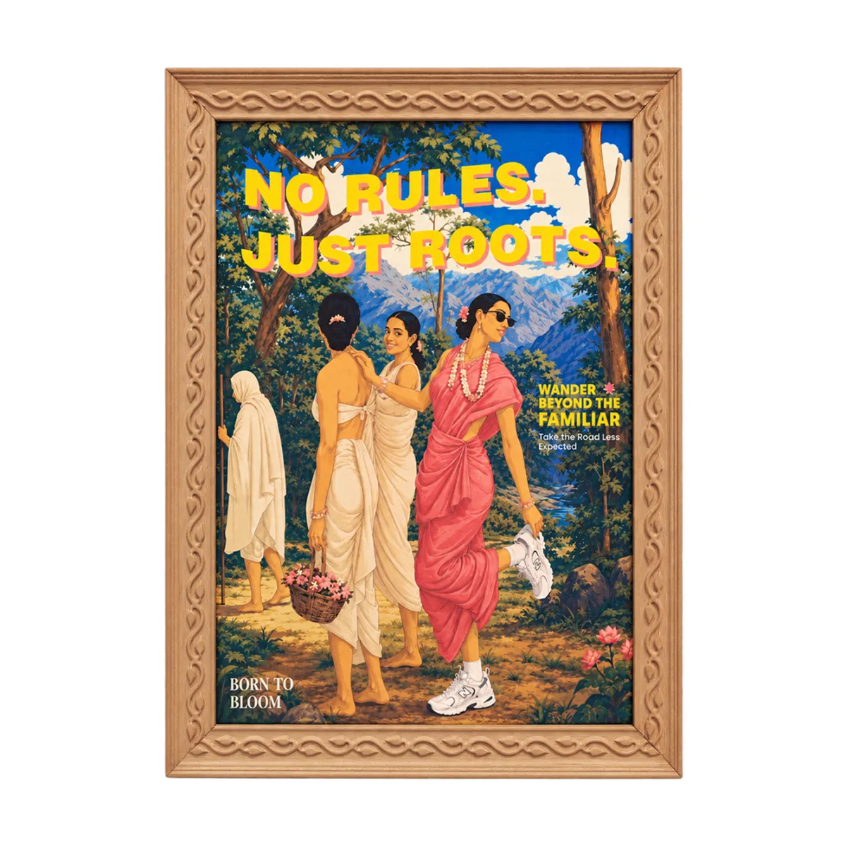 Raja ravi varma painting shakuntala Reimagined 