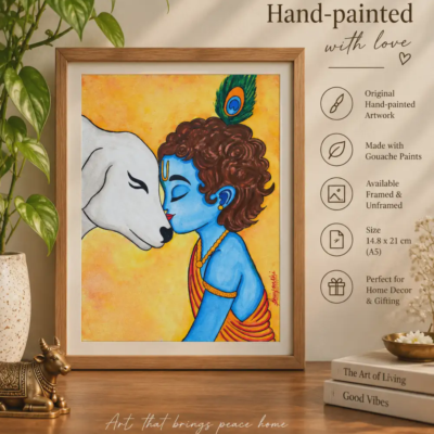 Krishna and Maiya (Unframed)