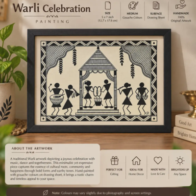 Warli Wedding Celebration (Unframed)