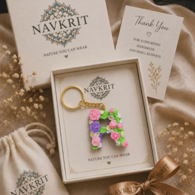 Floral keychain